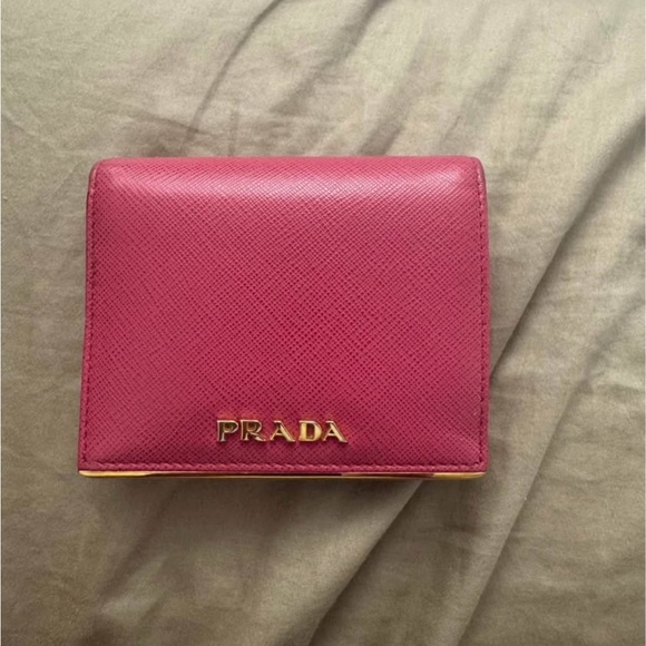 Prada Fuchsia Leather Wallet - Picture 1 of 2